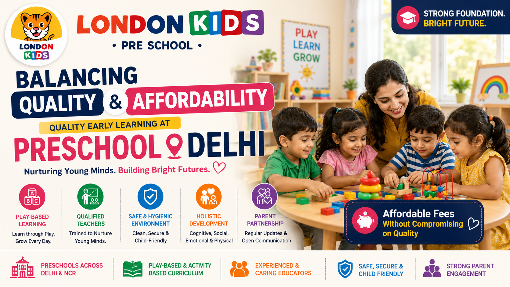 Balancing Quality and Affordability How London Kids Preschool Supports Early Learning in Delhi